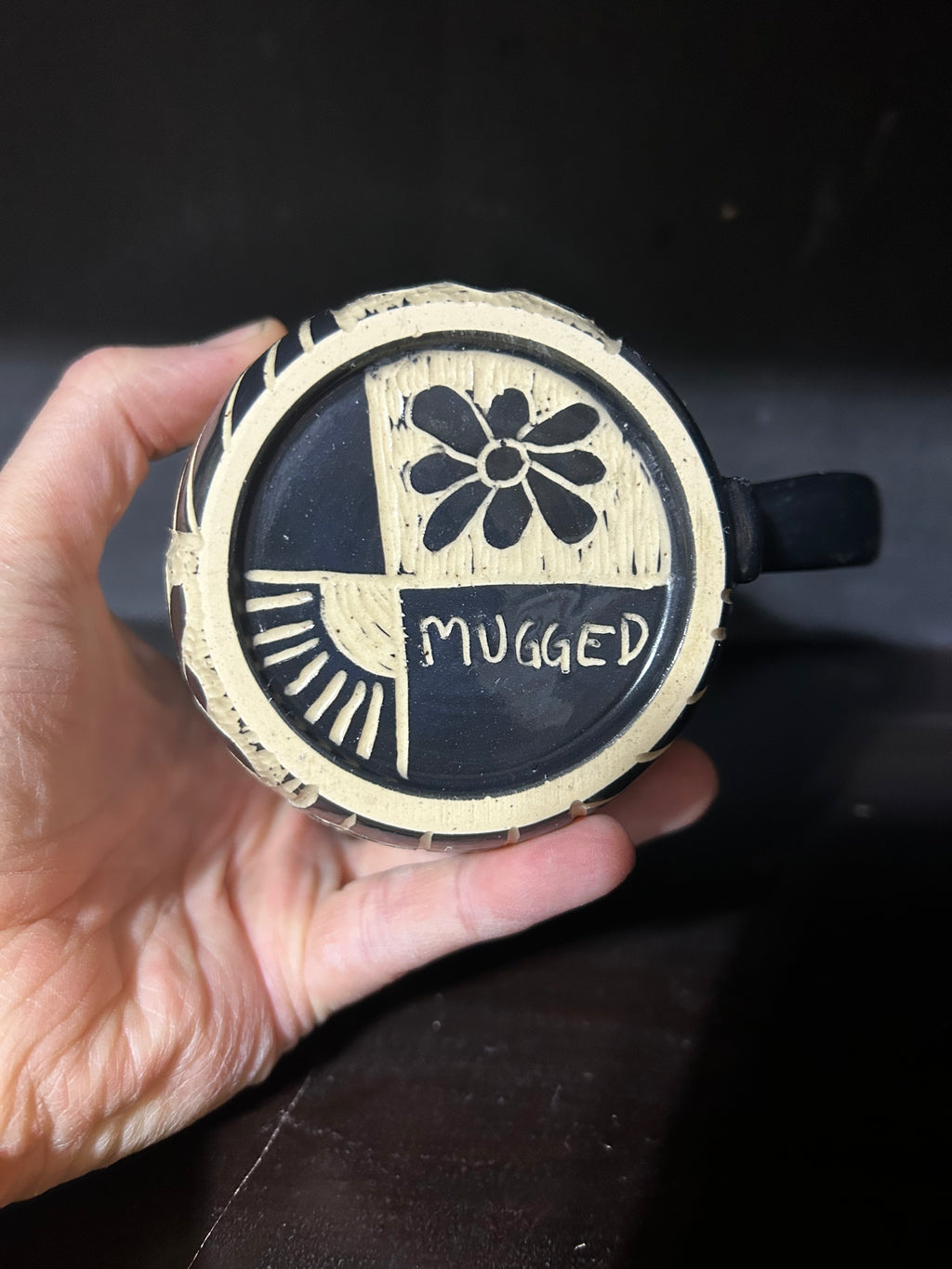 Geometric Daisy Mug