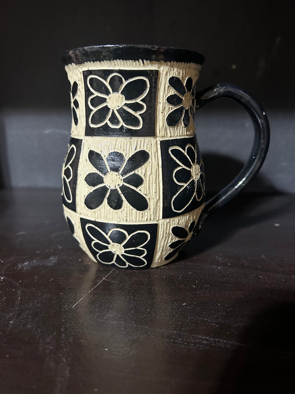 Geometric Daisy Mug
